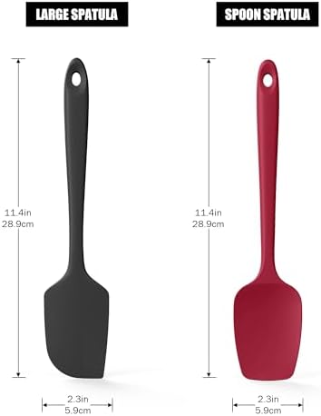 Doosu 600°F Heat Resistant Silicone Spatula Spoonula