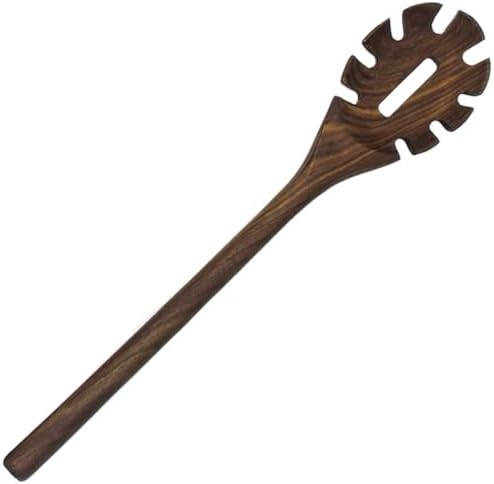 Walnut Wood Spaghetti Pasta Server Long Handle Wooden Pasta Spoon