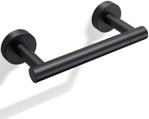 Day Moon™ - Matte Black Toilet Paper Holder Wall Mount - Modern Roll Holder