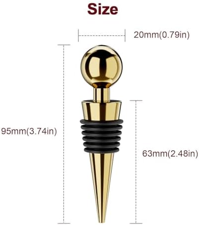 Wine Stoppers for Wine Bottles 6Pcs Vacuum Wine Bottle Stopper