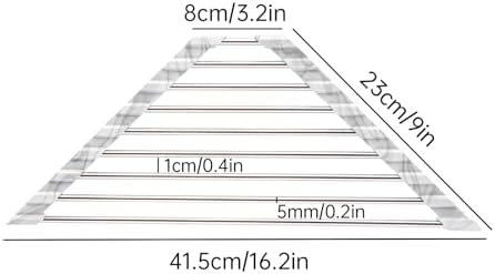 Tomorotec Marble Triangle Roll-Up Dish Drying Rack