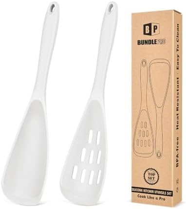 BUNDLEPRO Silicone Cooking Spoons
