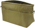 Handbag Tote Purse Organizer Insert, Khaki Green