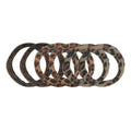 Smoothies Leopard Elastics 6pk