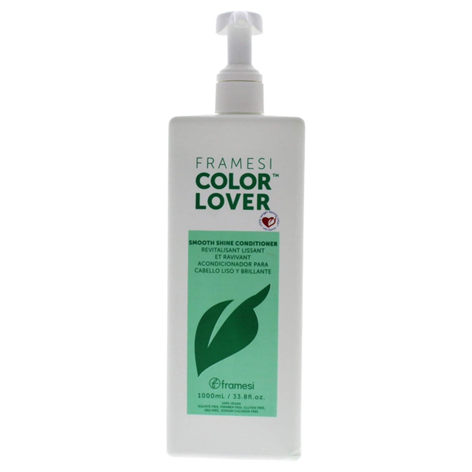 Framesi Color Lover Smooth Shine Conditioner, Sulfate Free Conditioner with Coconut Oil and Quinoa, Color Treated Hair