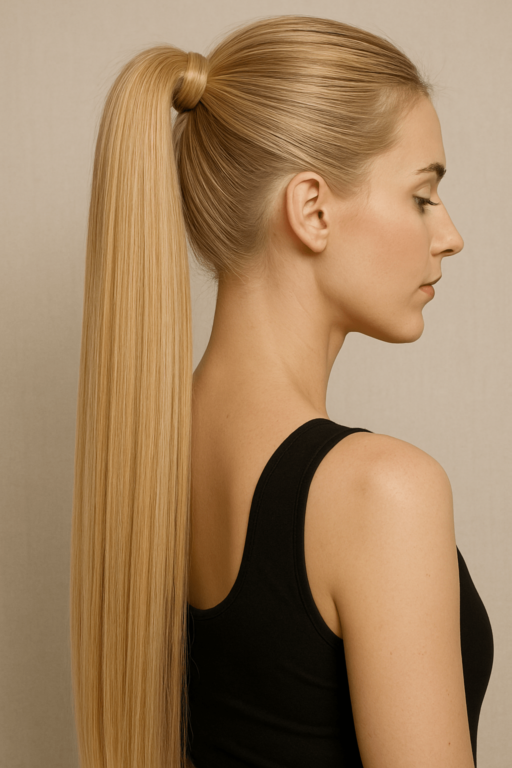 VIP Ponytail Silky 24" (100 Grams) 100% Human Hair Extension