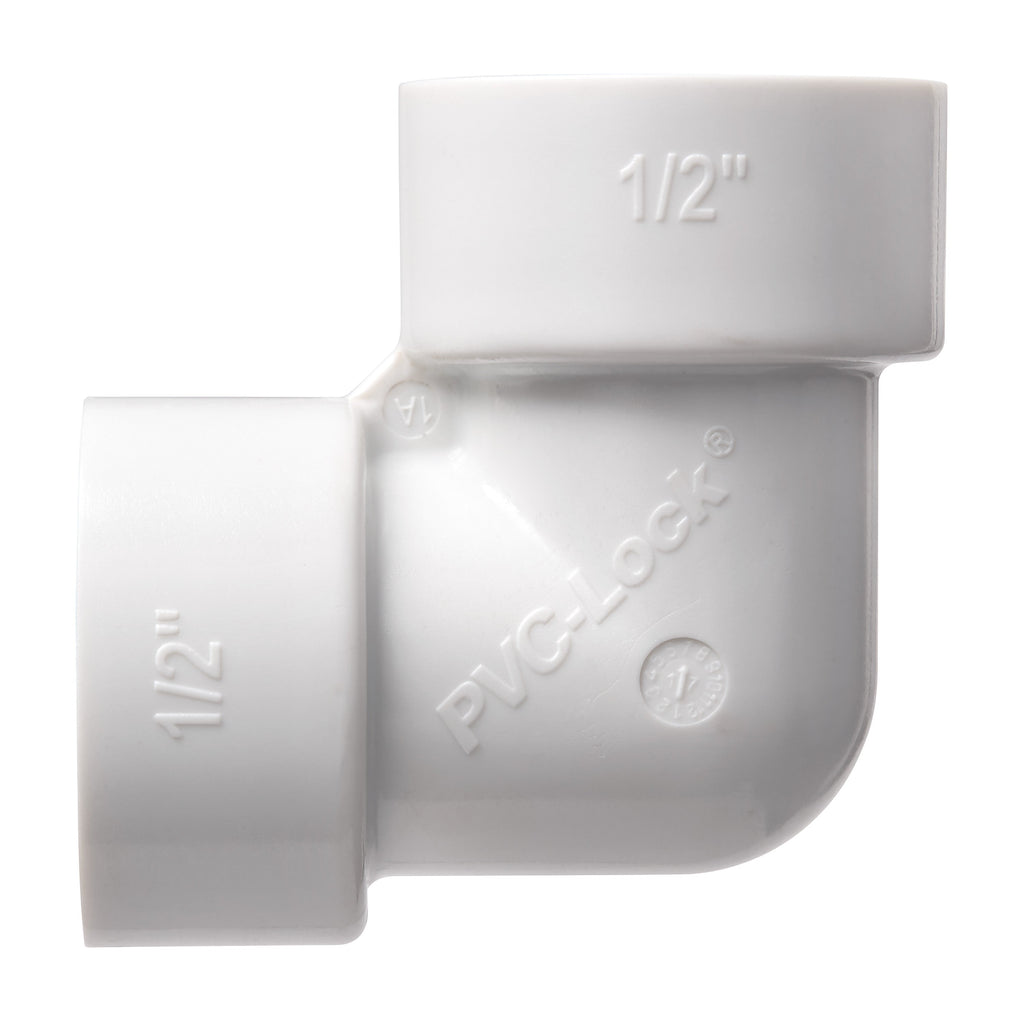 1/2" PVC-Lock Elbow 33774