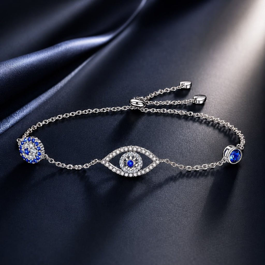925 Sterling Silver Bracelet 22cm Length 0.9*2.2cm for Women