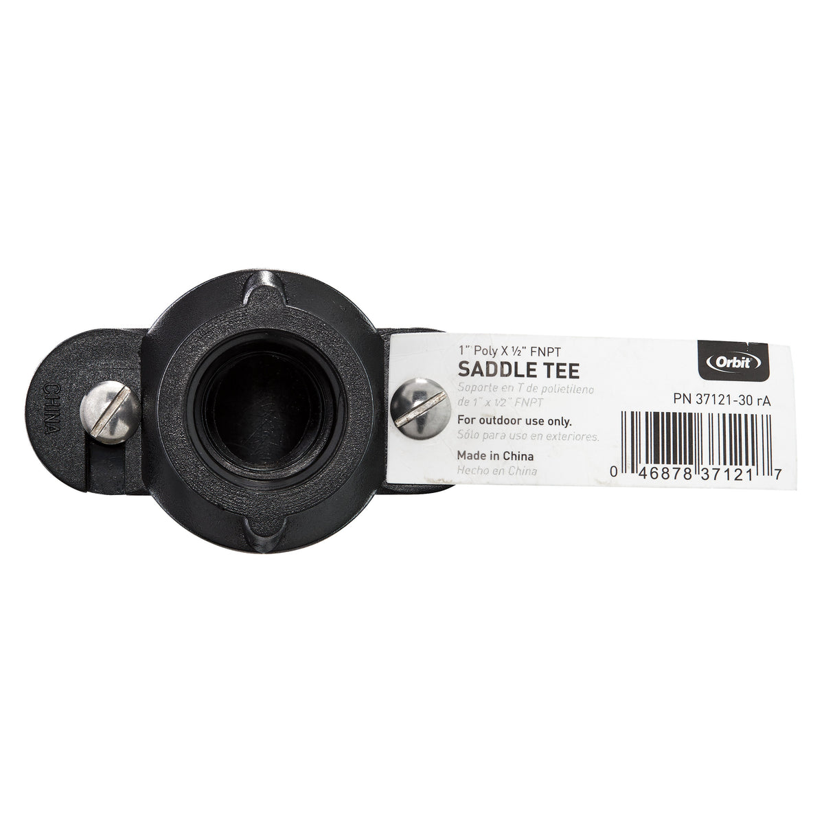 1" x 1/2" PVC Pipe Saddle Tee | 37121
