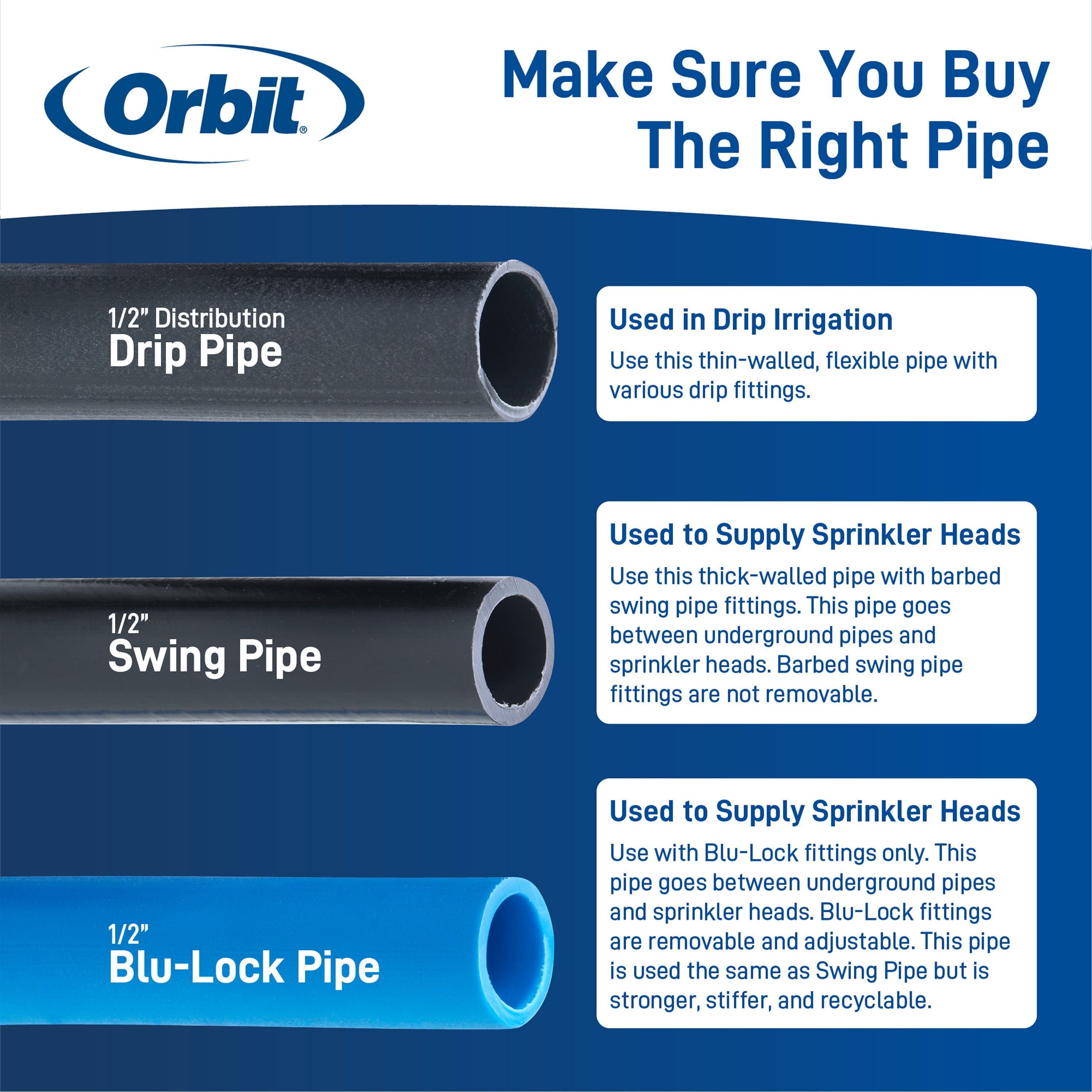 1/2" x 10' Riser Flex Pipe 37153