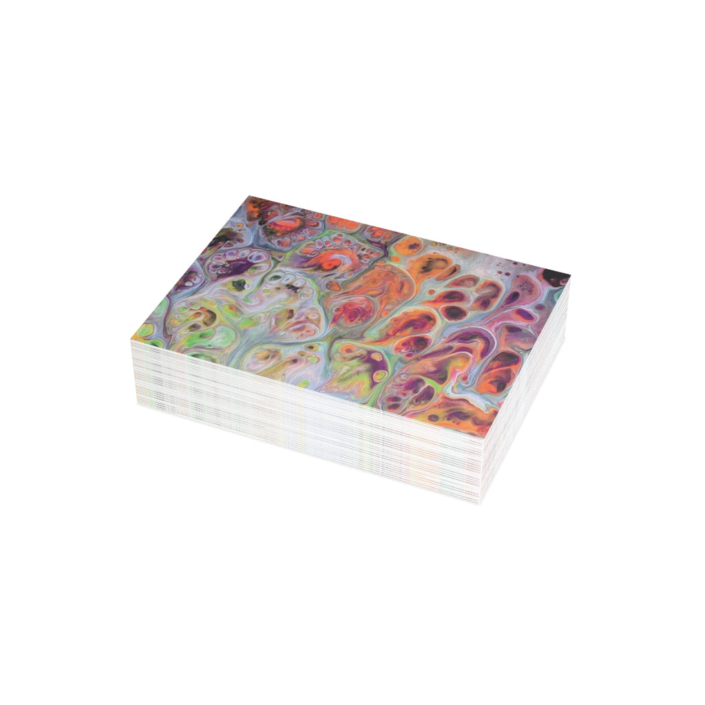 Bespattered Facade Dragon Scales Greeting Cards | Sets of 1, 10, 30, or 50