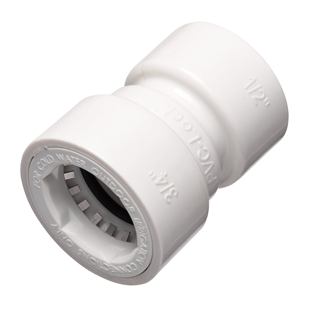 3/4" x 1/2" PVC-Lock Reducing Coupling 34779