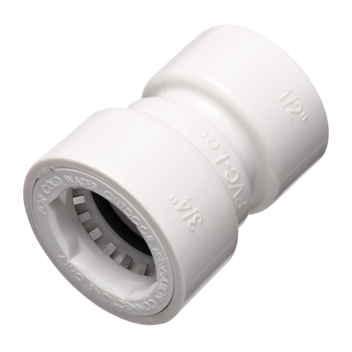 3/4" x 1/2" PVC-Lock Reducing Coupling 34779