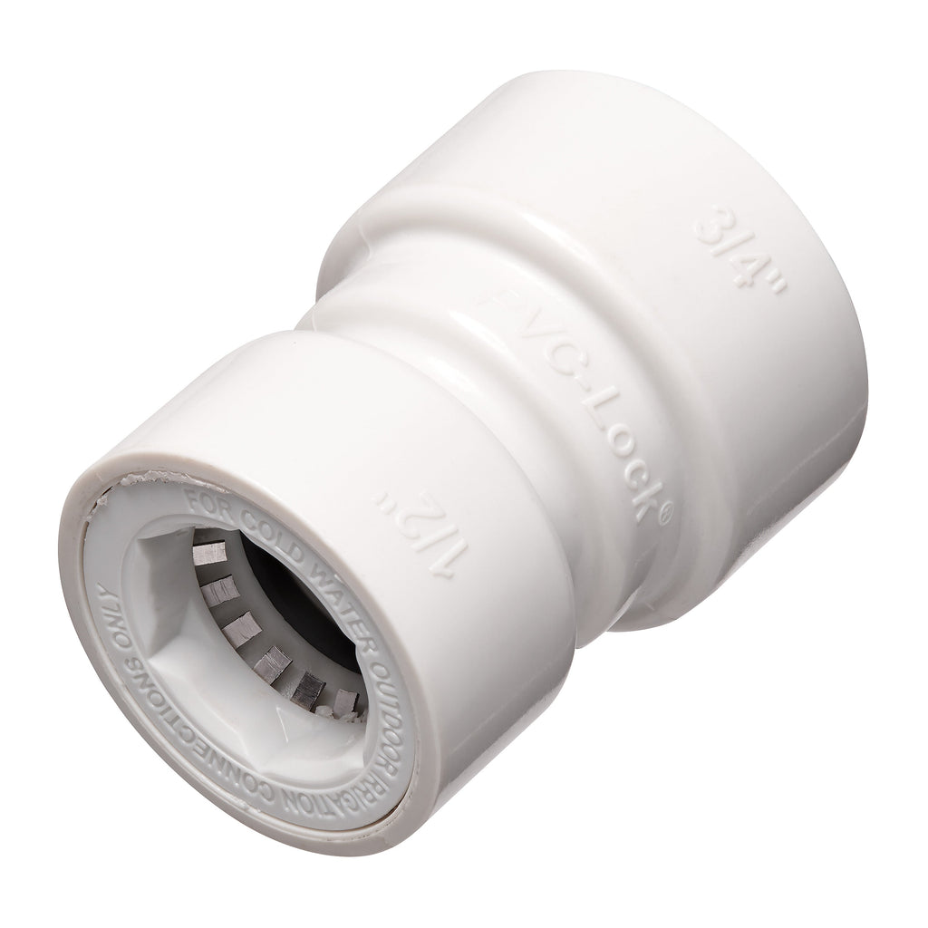 3/4" x 1/2" PVC-Lock Reducing Coupling 34779
