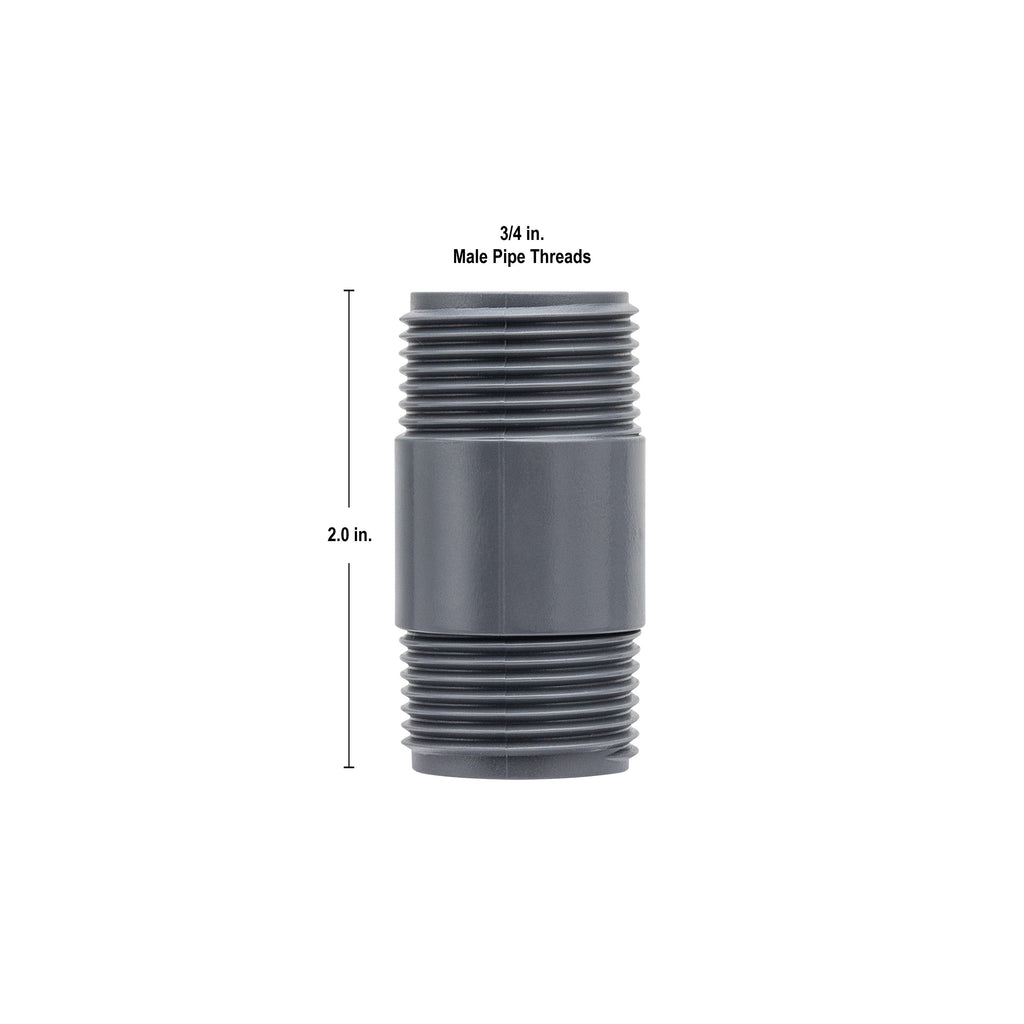 3/4" MPT x 2" PVC Sprinkler Riser | 38097