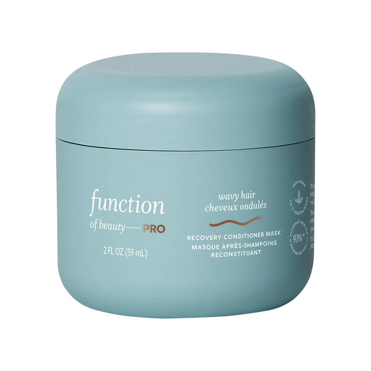 Function of Beauty Mini Bond Repair Custom Conditioner Mask for Wavy, Damaged Hair - Moisturizes, Repairs, and Strengthens