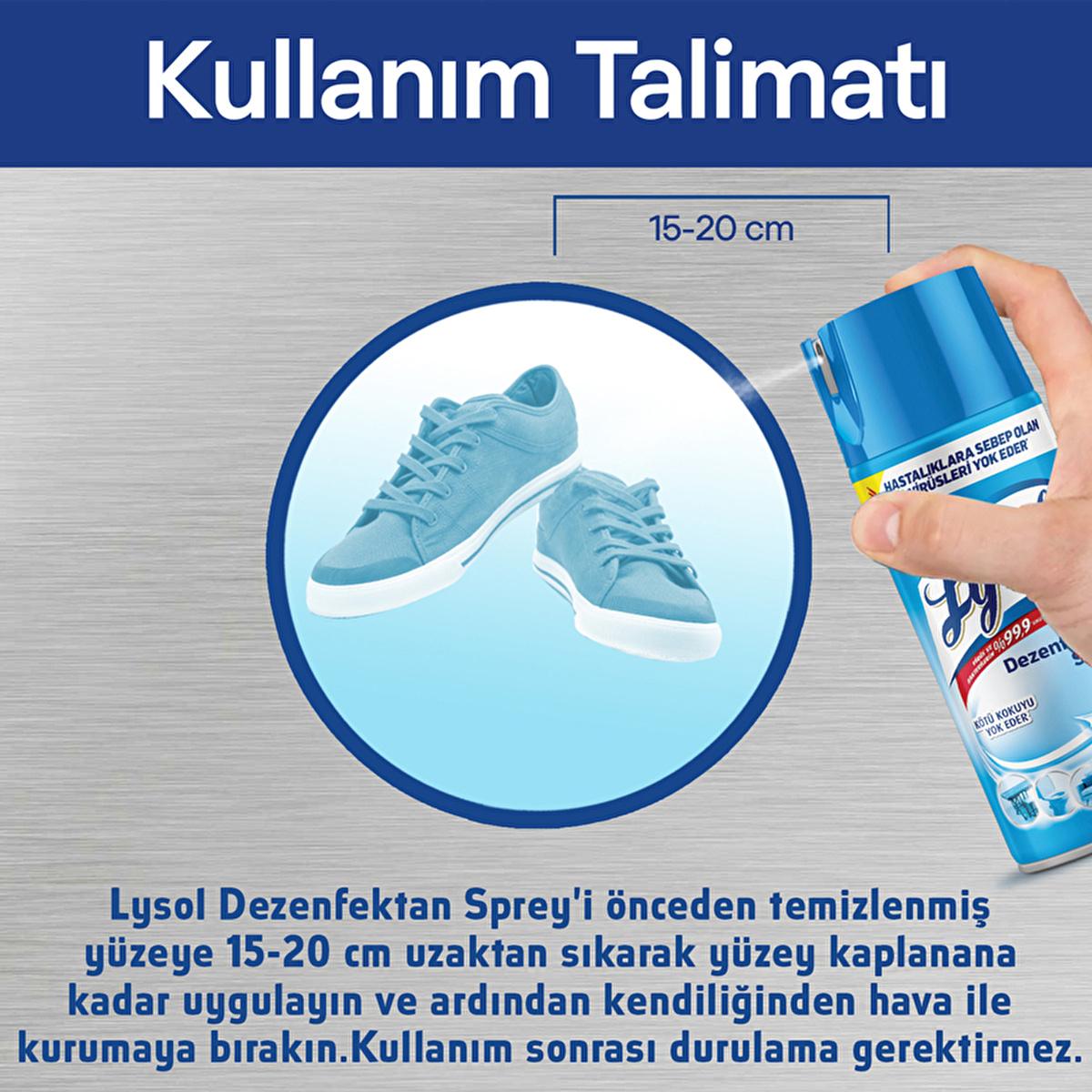 Lysol Surface Disinfectant Spray - Kills 99.9% Germs, Prevents Mold & Eliminates Odors - Household Antibacterial and Kitchen Bathroom Disinfectant Spray