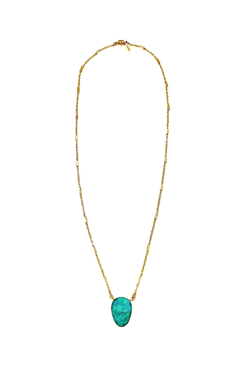 Elliptic Gemstone Necklace +5 stones