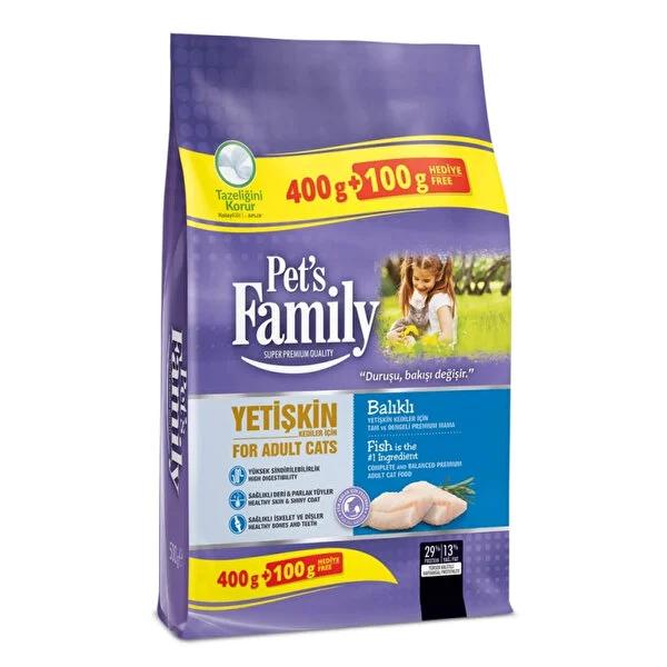 Pet's Family Premium Adult Cat Food - Fish-Based Recipe for Balanced Nutrition