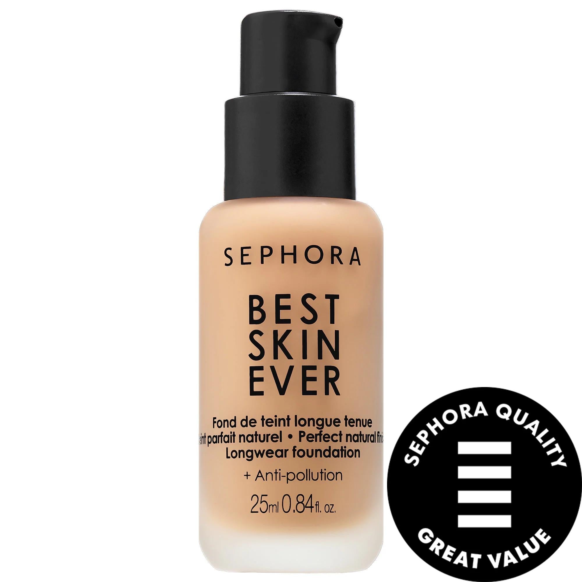 Best Skin Ever Liquid Foundation - Natural Finish, Long-Lasting Hydration & Anti-Pollution Shield