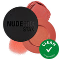 Nudestix Stax Blush Balm Compact - Customizable Skincare-Infused Makeup with Green Tea & Rosehip Oil