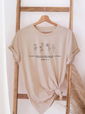 The Grass Withers Graphic Tee - Tan
