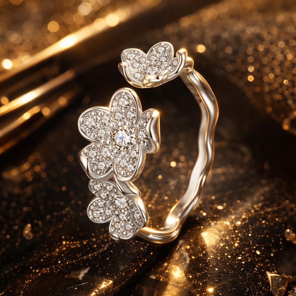 S925 Sterling Silver Pavé Setting CZ Ring for Women