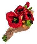 Silk Road Bazaar - Petite Poppy Felt Flower Bouquet