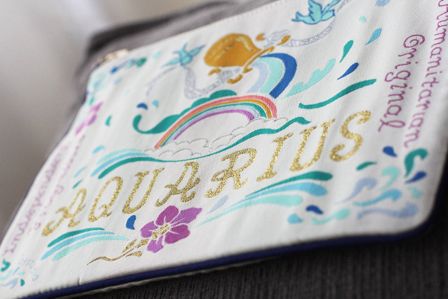 catstudio - Aquarius Astrology Zip Pouch
