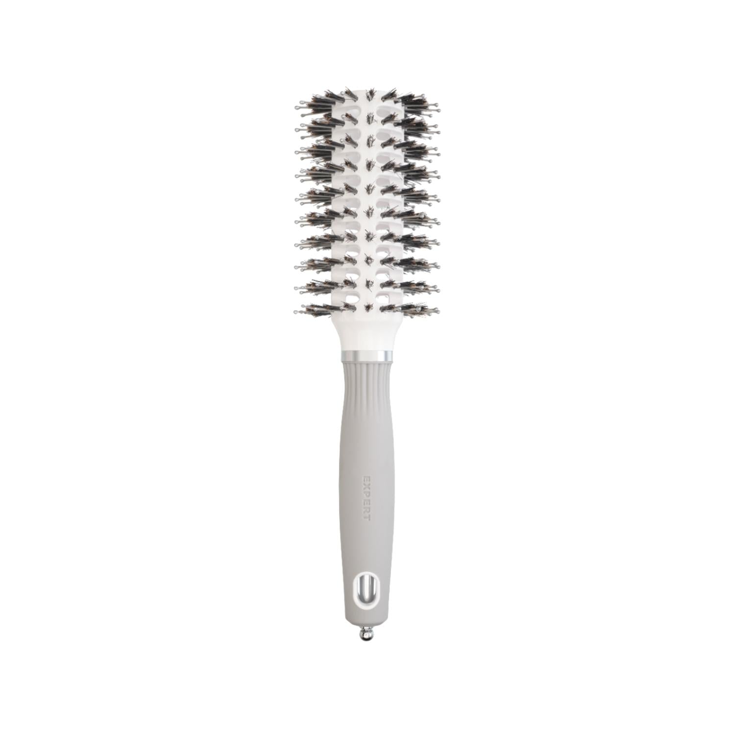 Olivia Garden Expert Blowout Vent Boar Nylon Hair Brush - 30mm Vented Design for Faster Drying & Styling
