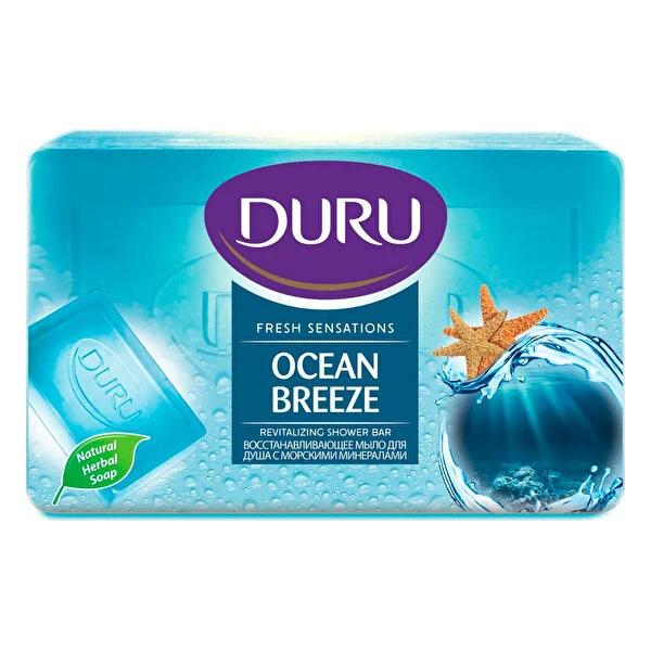 Duru Solid Soap Ocean Breeze Fragrance - Refreshing Bathing Experience for All Ages