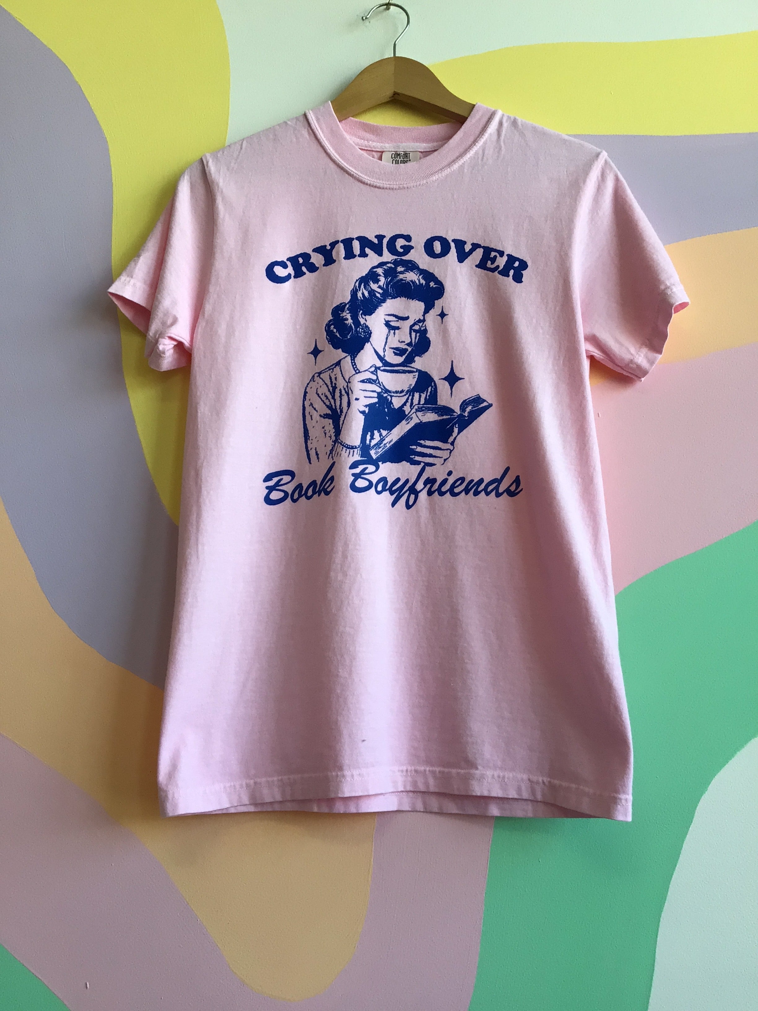 Crying Over Book Boyfriends T-Shirt