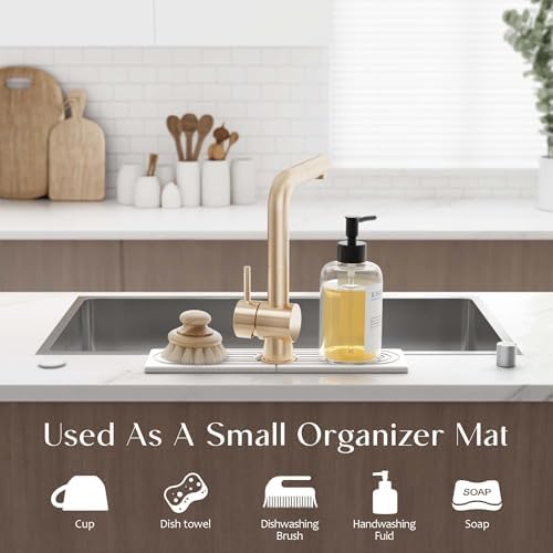 Eormoe Kitchen Sink Faucet Mat