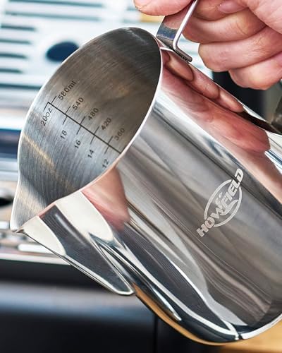 20oz Milk Frothing Pitcher, 304 Stainless Steel Latte Jug