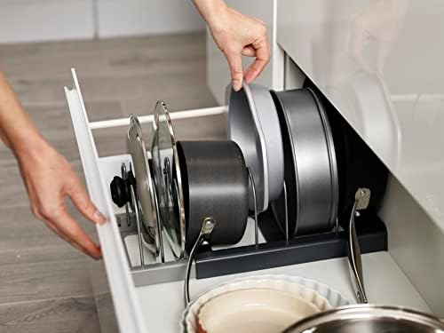 Joseph Joseph DrawerStore Expanding Cookware Organizer, Space saving storage
