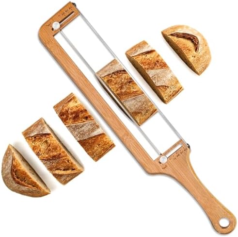 Adjustable Bread Slicer – Serrated Stainless Steel Blade