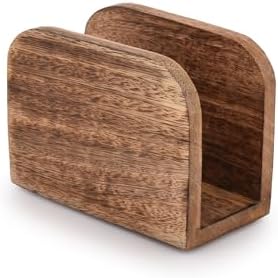 Samhita Burning Finish Mango Wood Napkin Holders