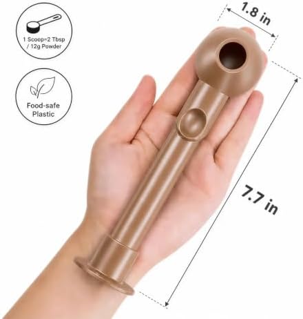 Coffee Scoop with Funnel for Ground Coffee, Protein Powder & Tea, 2 Tbsp