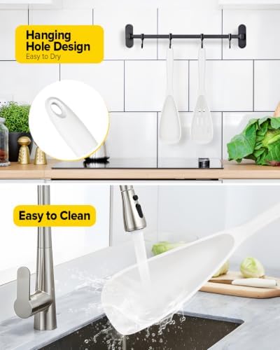 BUNDLEPRO Silicone Cooking Spoons