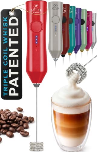 Zulay Kitchen Rechargeable Milk Frother Handheld