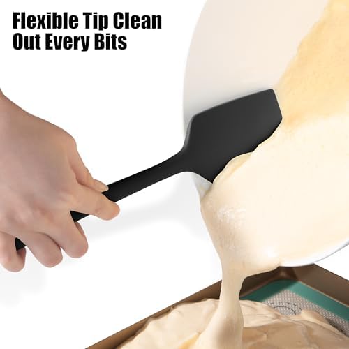 Doosu 600°F Heat Resistant Silicone Spatula Spoonula