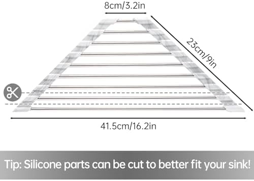 Tomorotec Marble Triangle Roll-Up Dish Drying Rack