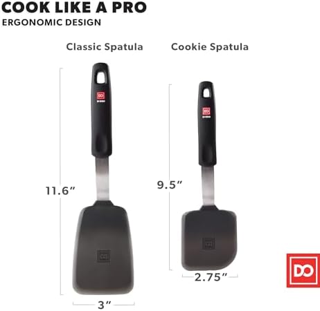 DI ORO Silicone Turner Spatula Set