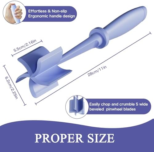 2 Pack Meat Chopper Ground Beef Masher Tool