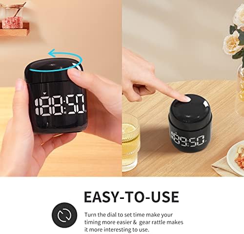 Kitchen Timer, 360 Rotate, Countup/Countdown