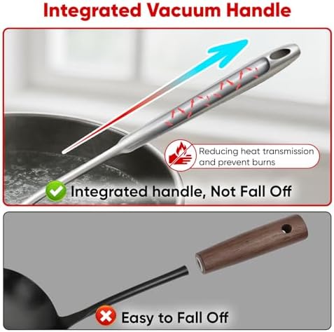 5 Pcs Newness Cooking Utensils Set, 304 Stainless Steel Kitchen Utensils Set
