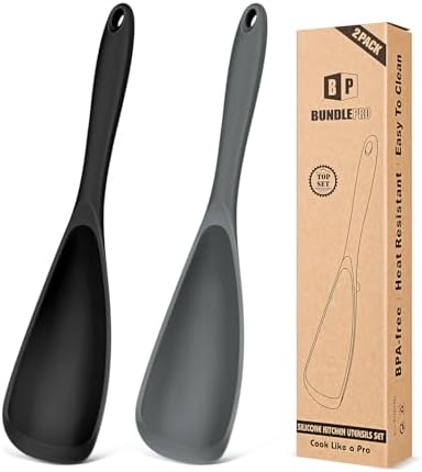 BUNDLEPRO Silicone Cooking Spoons