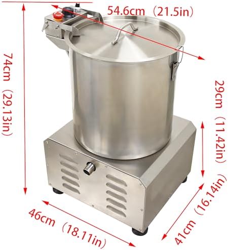 Conmercial Salad Spinner Stainless Steel Vegetable Drainer Dehydrator