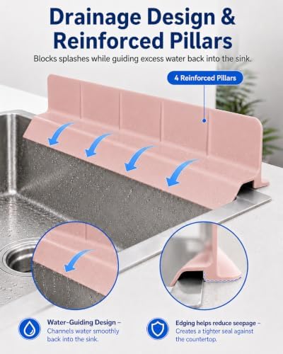 23'' Silicone Sink Splash Guard