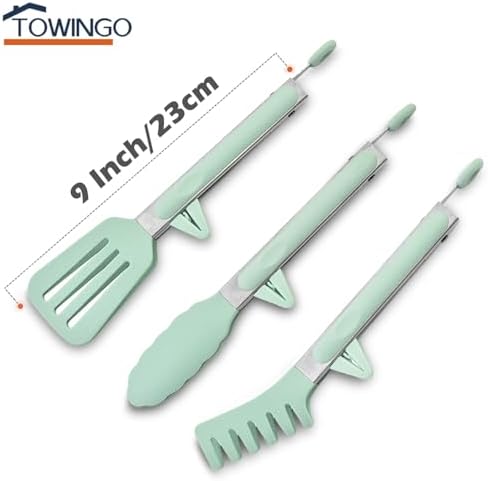 9" Kitchen Tongs for cooking